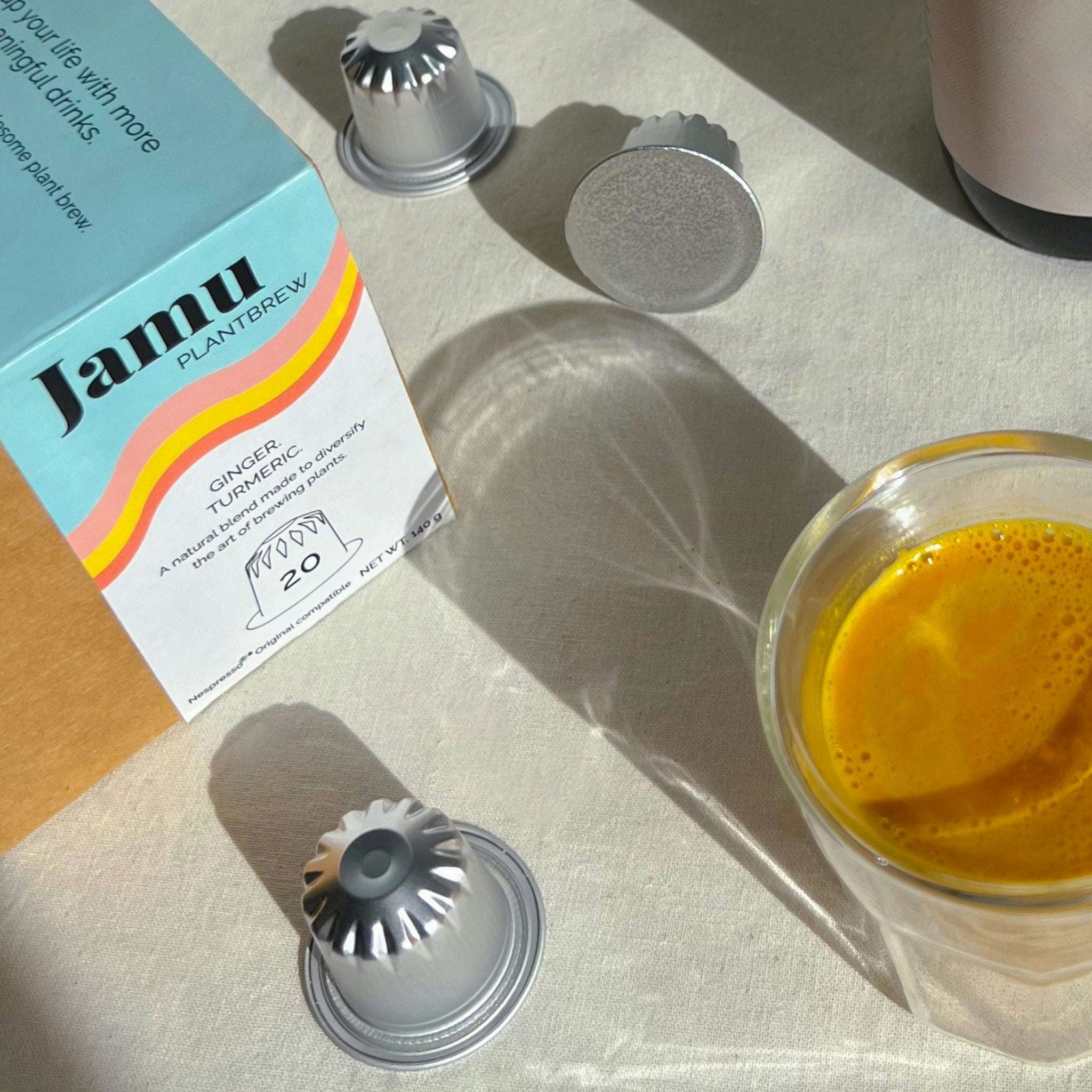 Jamu PlantBrew, Ginger & Curcuma (20 capsules), Jamu Drinks, Zürich, | Mimelis image 2