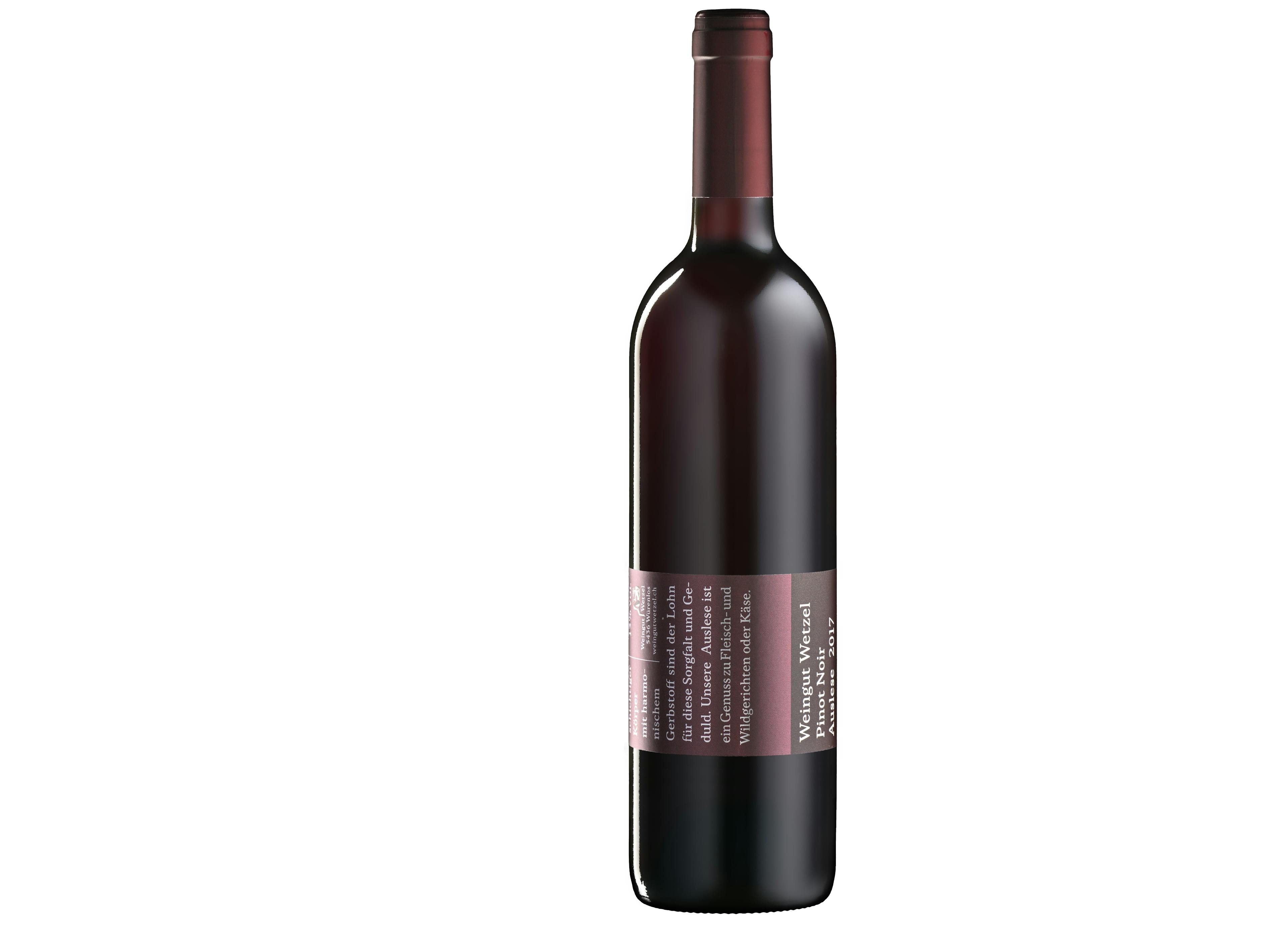 Domaine de la sélection Wetzel Pinot Noir, produit artisanal en vente directe en Suisse