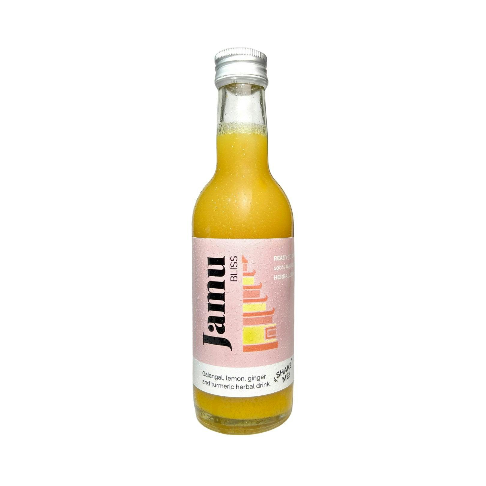 Jamu Bliss, boisson au galanga, produit artisanal en vente directe en Suisse