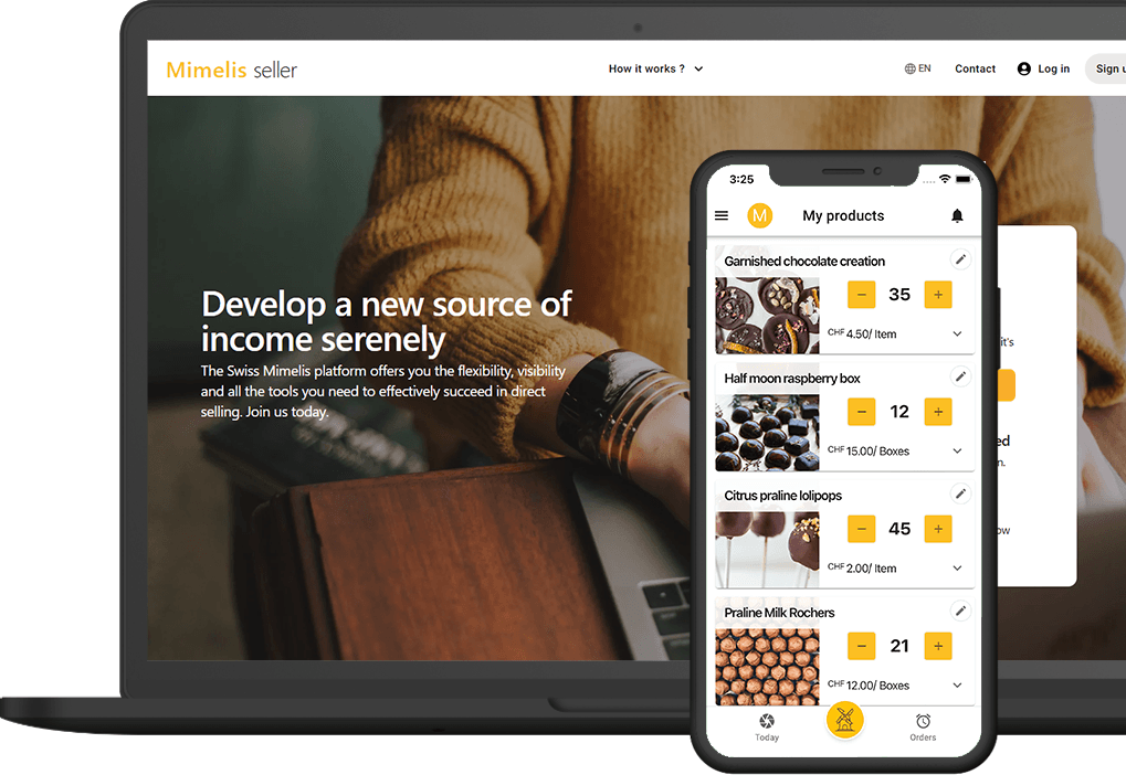 The app for producers and artisans | Mimelis